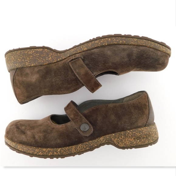 TEVA Brown Suede Leather Mary Jane Flats 8 - Picture 4 of 7